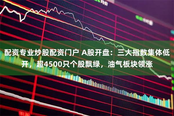 配资专业炒股配资门户 A股开盘：三大指数集体低开，超4500只个股飘绿，油气板块领涨